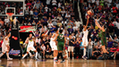 Sue Bird hits game winning three pointer, sending The Storm to the WNBA Finals.