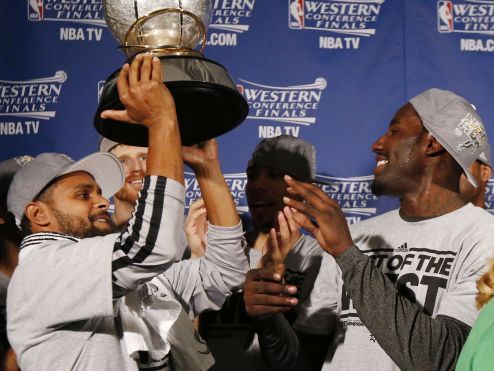 2013 NBA WCF Trophy Presentation  May 28, 2013  FedEx Forum, Memphis, TN