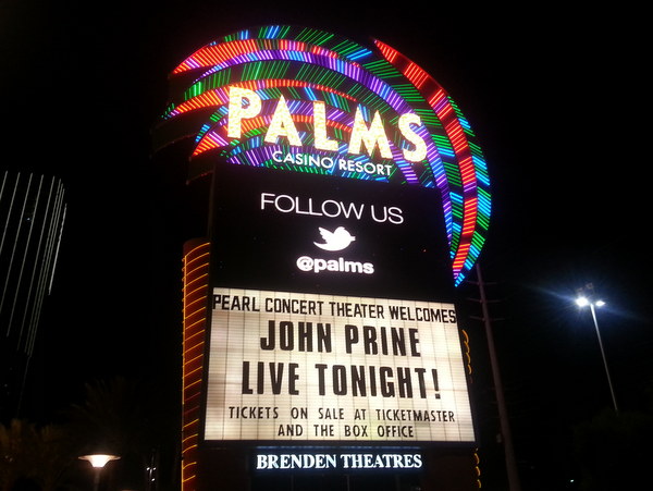 John Prine  December 6, 2014  The Pearl, Palms Concert Theater, Las Vegas, NV