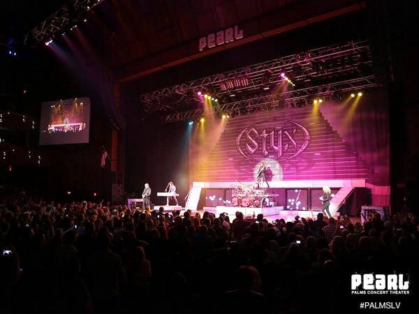 Styx  January 18, 2015  The Pearl, Palms Concert Theater, Las Vegas, NV